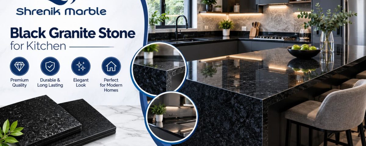 black granite stone for kitchen
